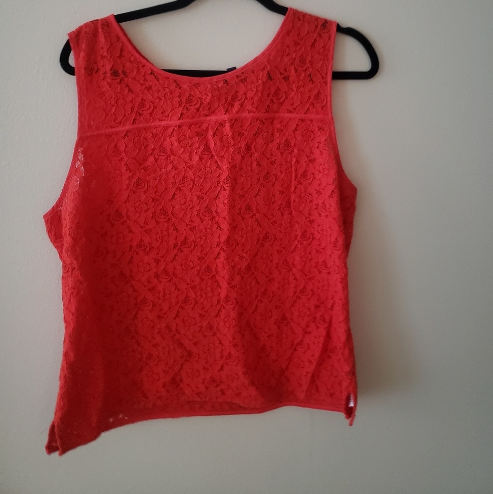 Lacey orange top